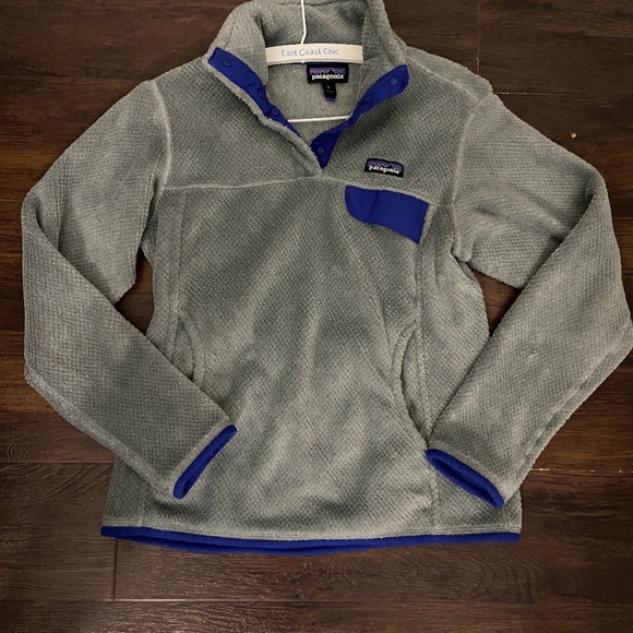 Patagonia Tops - EUC PATAGONIA womens snap re tool fleece sweater